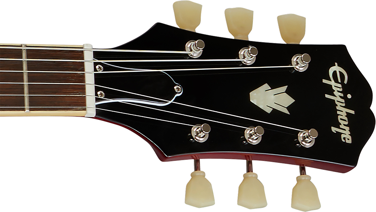 Epiphone Es335 Ibg 2h Ht Rw - Cherry - Guitarra eléctrica semi caja - Variation 4