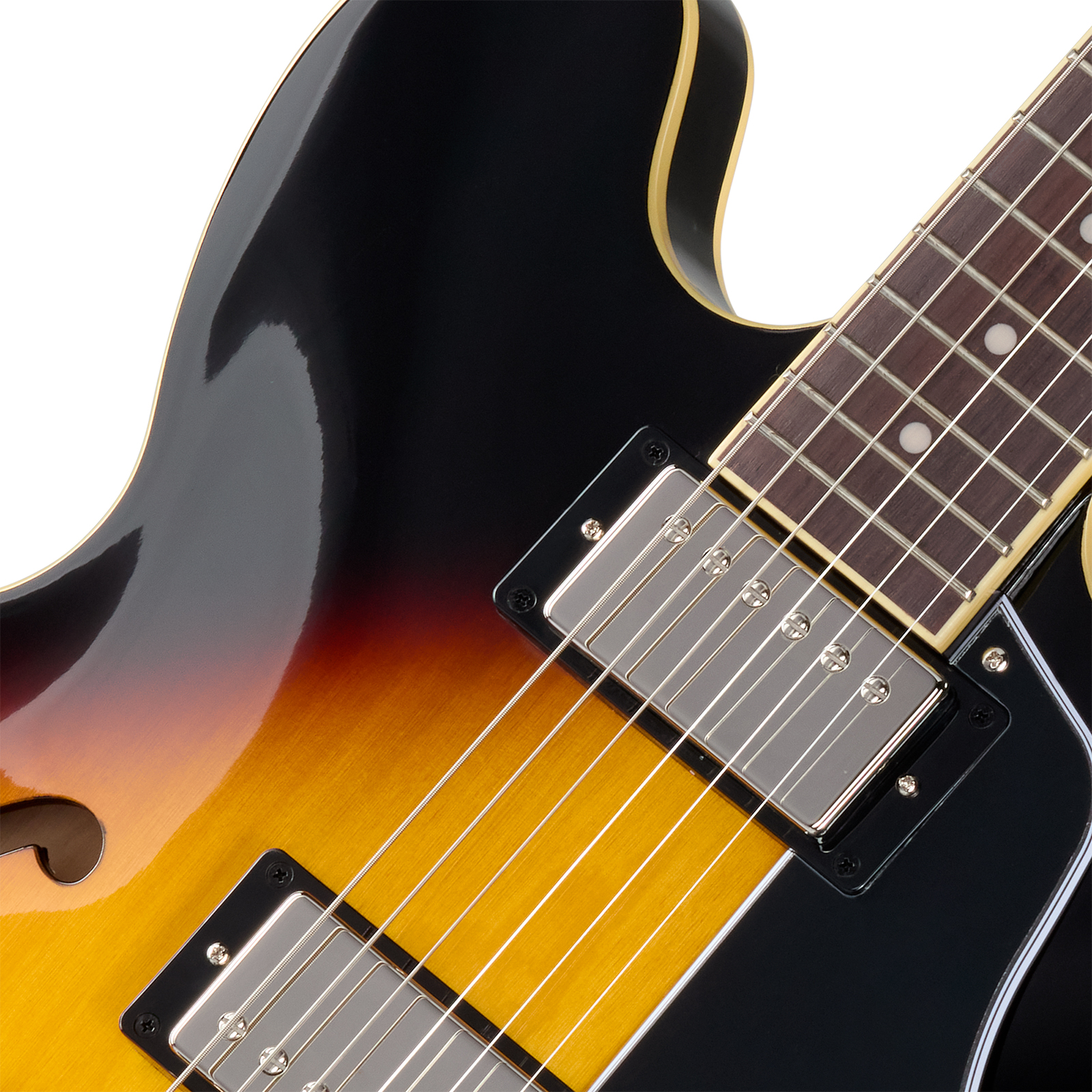 Epiphone Es335 Ibg Original 2h Ht Rw - Vintage Sunburst - Guitarra eléctrica semi caja - Variation 2