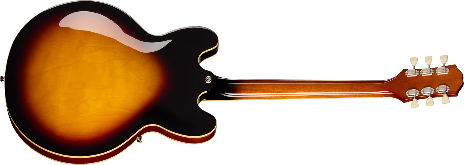 Epiphone Es335 Lh Ibg Original Gaucher 2h Ht Rw - Vintage Sunburst - Guitarra electrica para zurdos - Variation 1