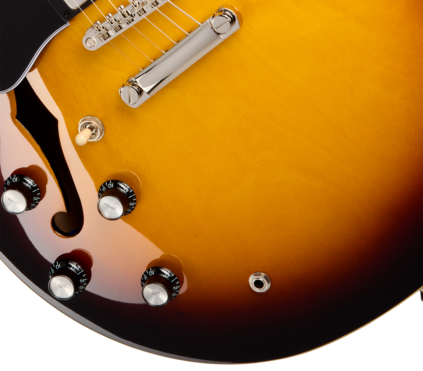 Epiphone Es335 Lh Ibg Original Gaucher 2h Ht Rw - Vintage Sunburst - Guitarra electrica para zurdos - Variation 3