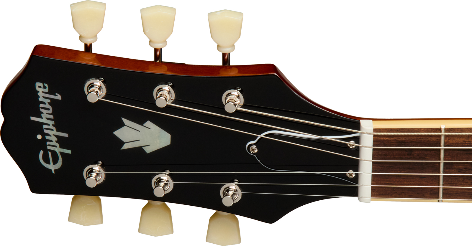Epiphone Es335 Lh Ibg Original Gaucher 2h Ht Rw - Vintage Sunburst - Guitarra electrica para zurdos - Variation 4