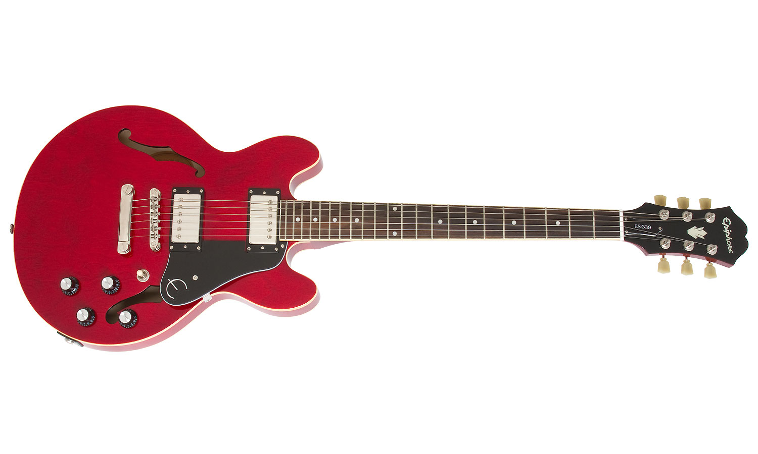 Epiphone Es-339 Pro Ch - Cherry - Guitarra eléctrica semi caja - Variation 1