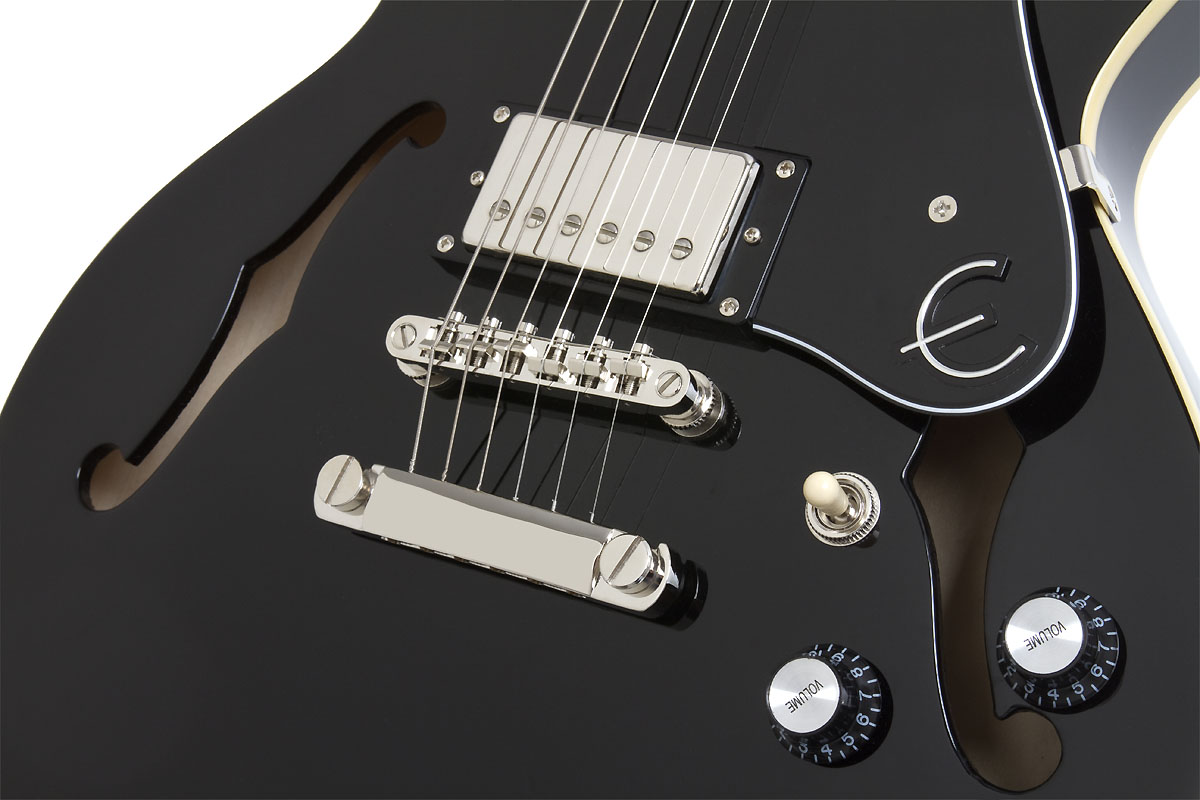 Epiphone Es-339 Pro Ch - Ebony - Guitarra eléctrica semi caja - Variation 3