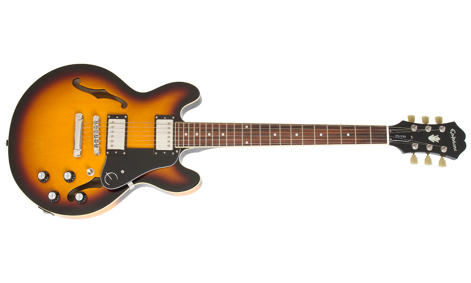 Epiphone Es-339 Pro Ch - Vintage Sunburst - Guitarra eléctrica semi caja - Variation 1