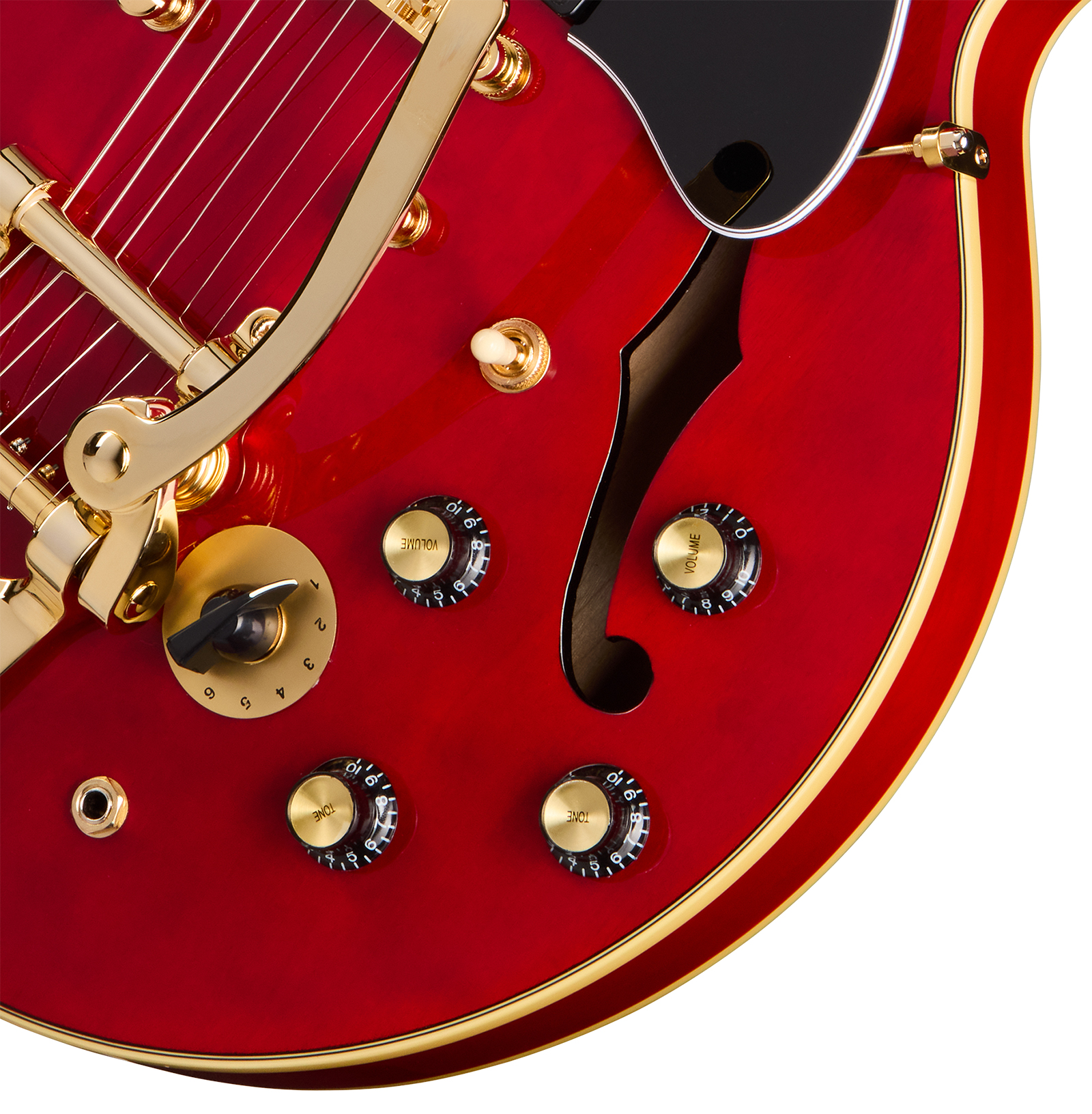 Epiphone Es345 Back To The Future Ltd 2h Trem Bigsby  Rw - Cherry Red - Guitarra eléctrica semi caja - Variation 3