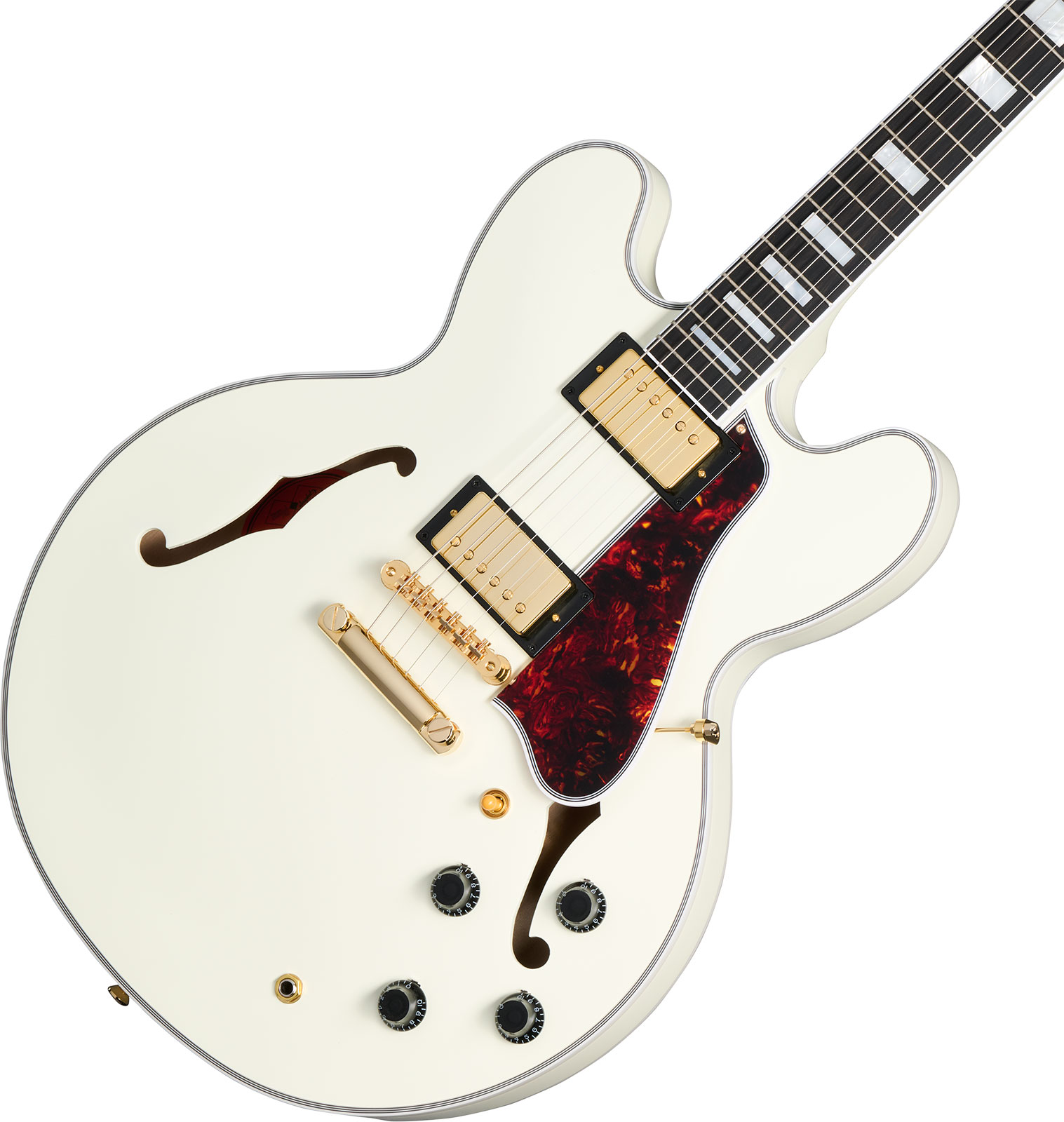 Epiphone Es355 1959 Inspired By 2h Gibson Ht Eb - Vos Classic White - Guitarra eléctrica semi caja - Variation 3