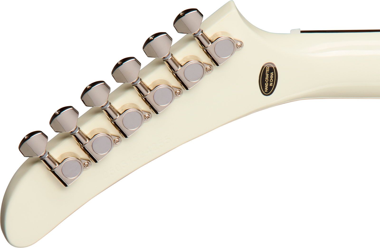 Epiphone Explorer 80s Ibg 2h Emg Ht Rw - Classic White - Guitarra electrica metalica - Variation 4