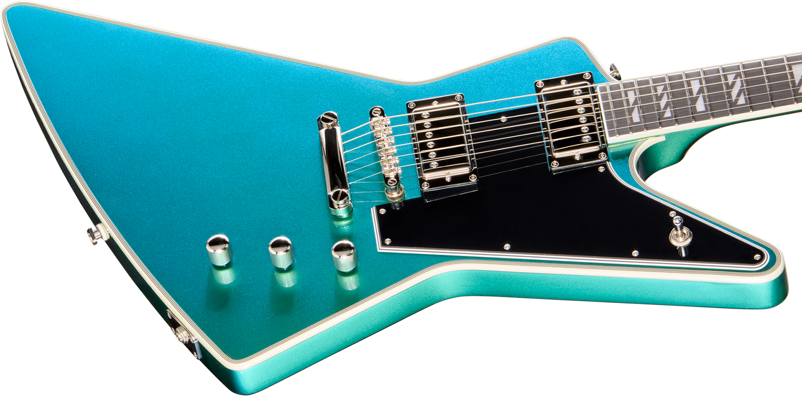 Epiphone Explorer Custom Futura Ibg 2h Ht Eb - Dragonfly Shift - Guitarra electrica metalica - Variation 2