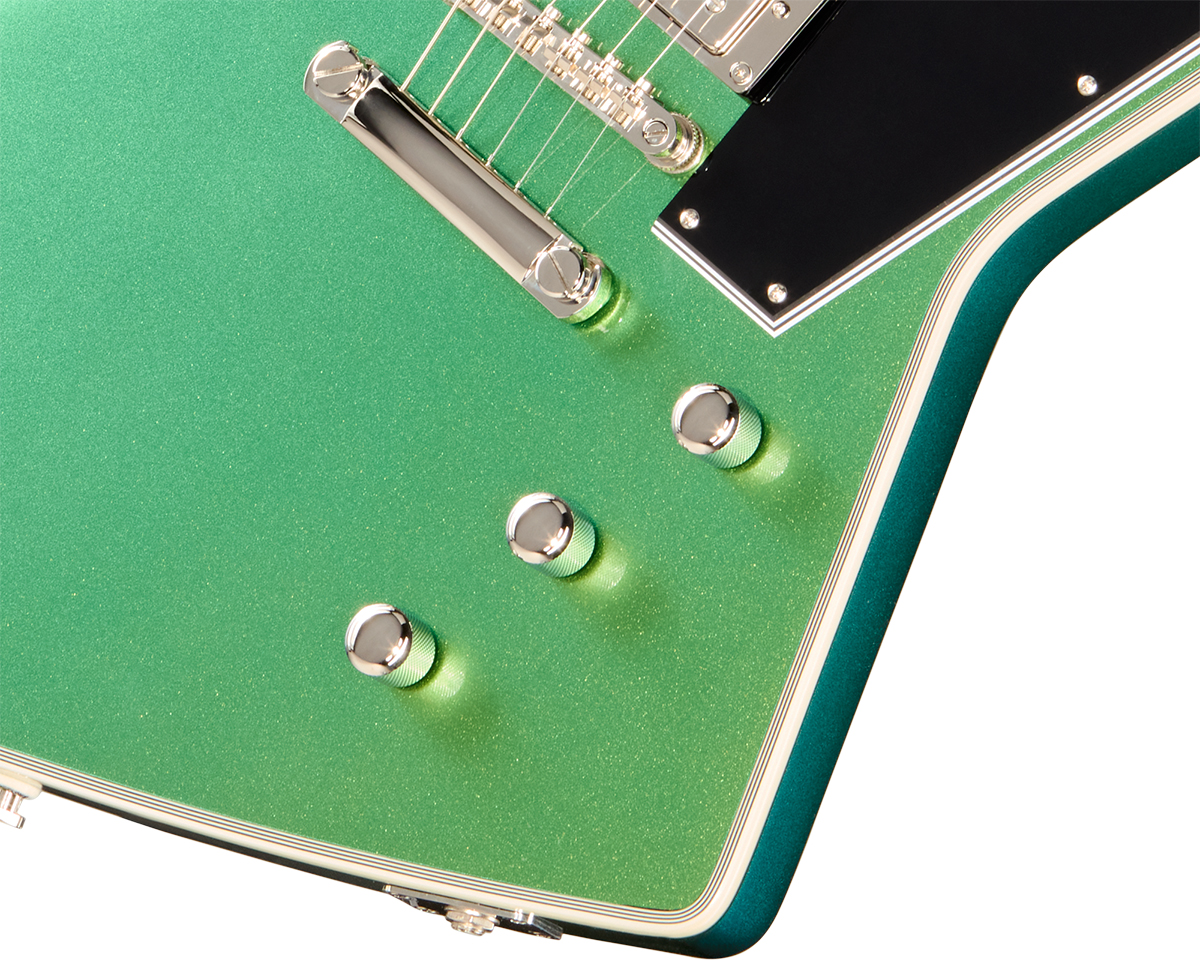 Epiphone Explorer Custom Futura Ibg 2h Ht Eb - Dragonfly Shift - Guitarra electrica metalica - Variation 4