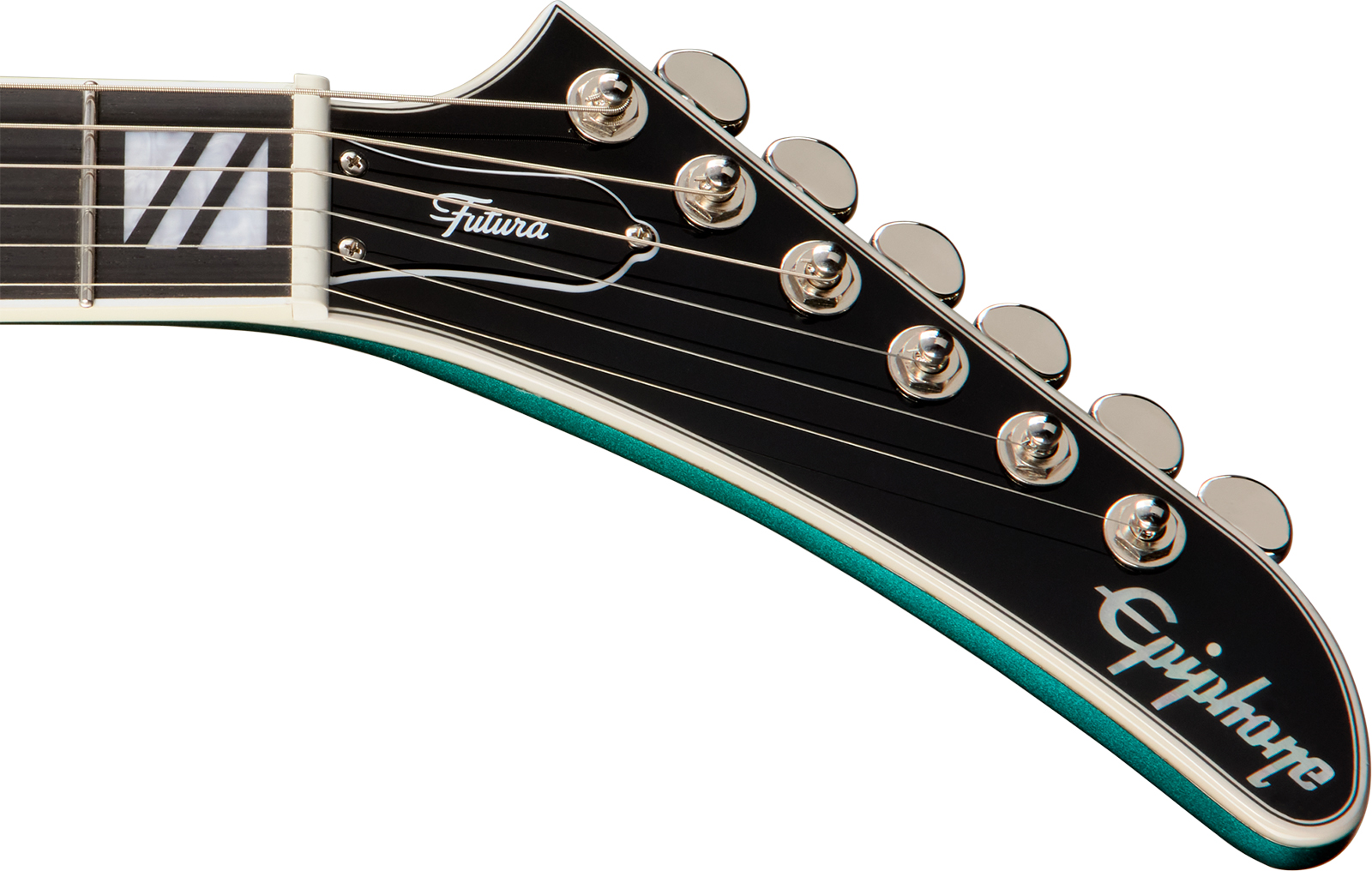 Epiphone Explorer Custom Futura Ibg 2h Ht Eb - Dragonfly Shift - Guitarra electrica metalica - Variation 5