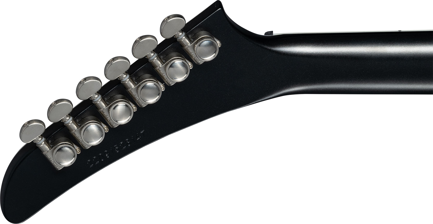 Epiphone Extura Prophecy Inspired By / Modern 2h Fishman Fluence  Ht Eb - Aged Jet Black Metallic - Guitarra electrica metalica - Variation 9