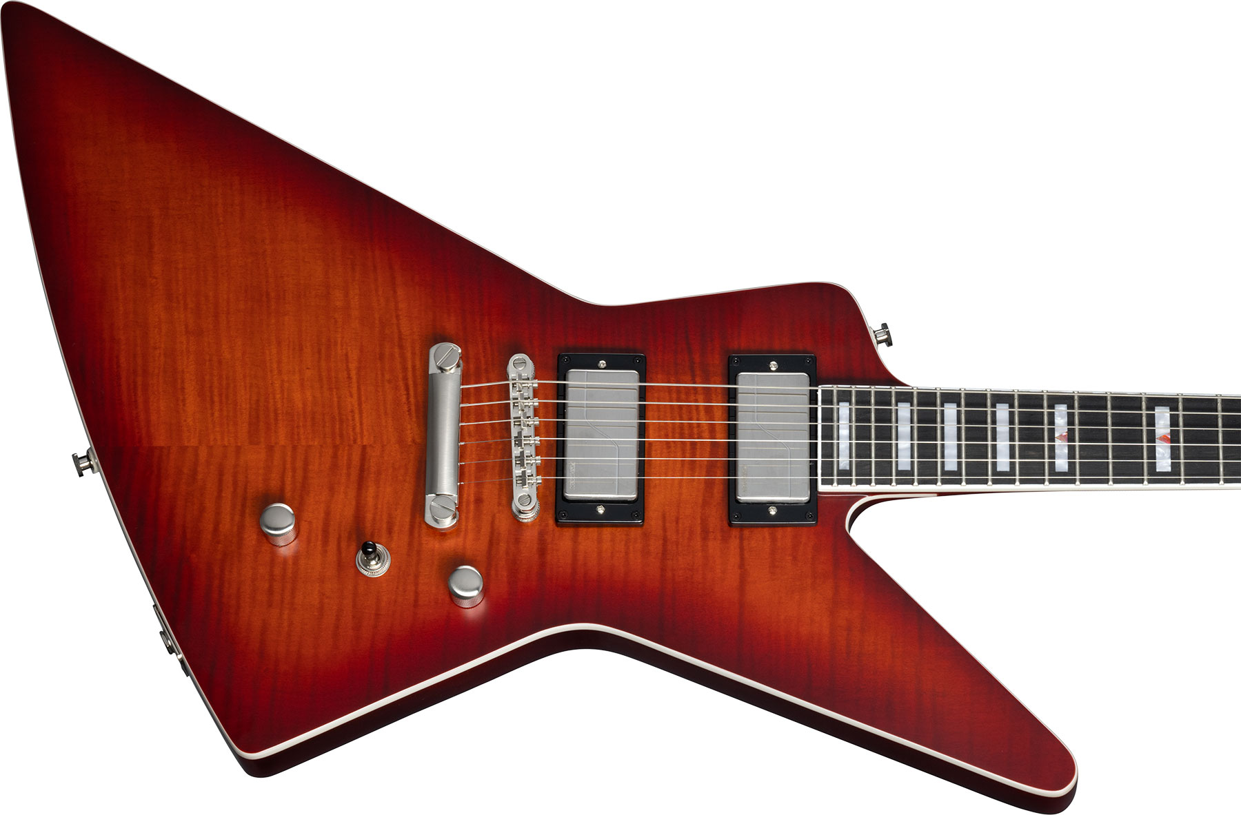 Epiphone Extura Prophecy Inspired By / Modern 2h Fishman Fluence  Ht Eb - Aged Bengal Tiger Burst - Guitarra electrica metalica - Variation 3