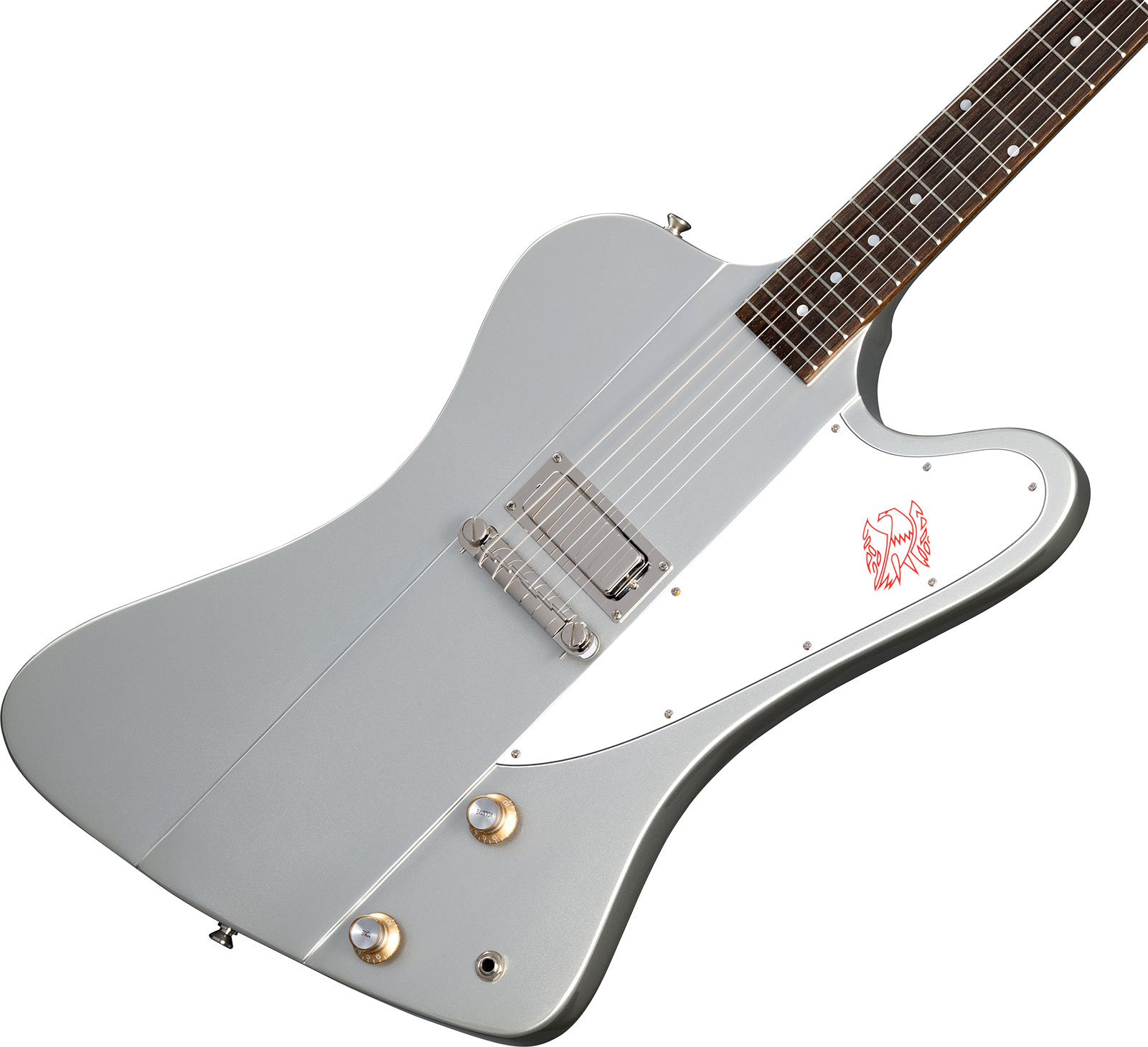 Epiphone Firebird I 1963 Inspired By Gibson Custom 1mh Ht Lau - Silver Mist - Guitarra electrica retro rock - Variation 3