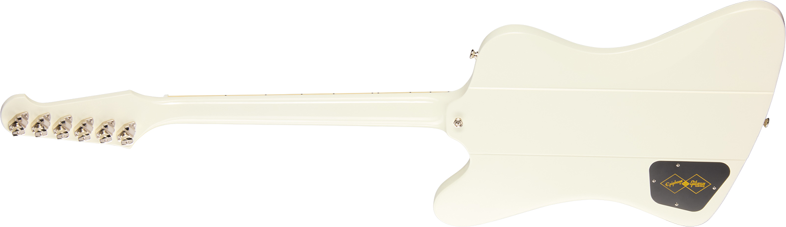 Epiphone Firebird V 1963 Maestro Vibrola Reissue Ins.by.g.c 2mh Gibson Trem Rw - Polaris White - Guitarra electrica retro rock - Variation 1