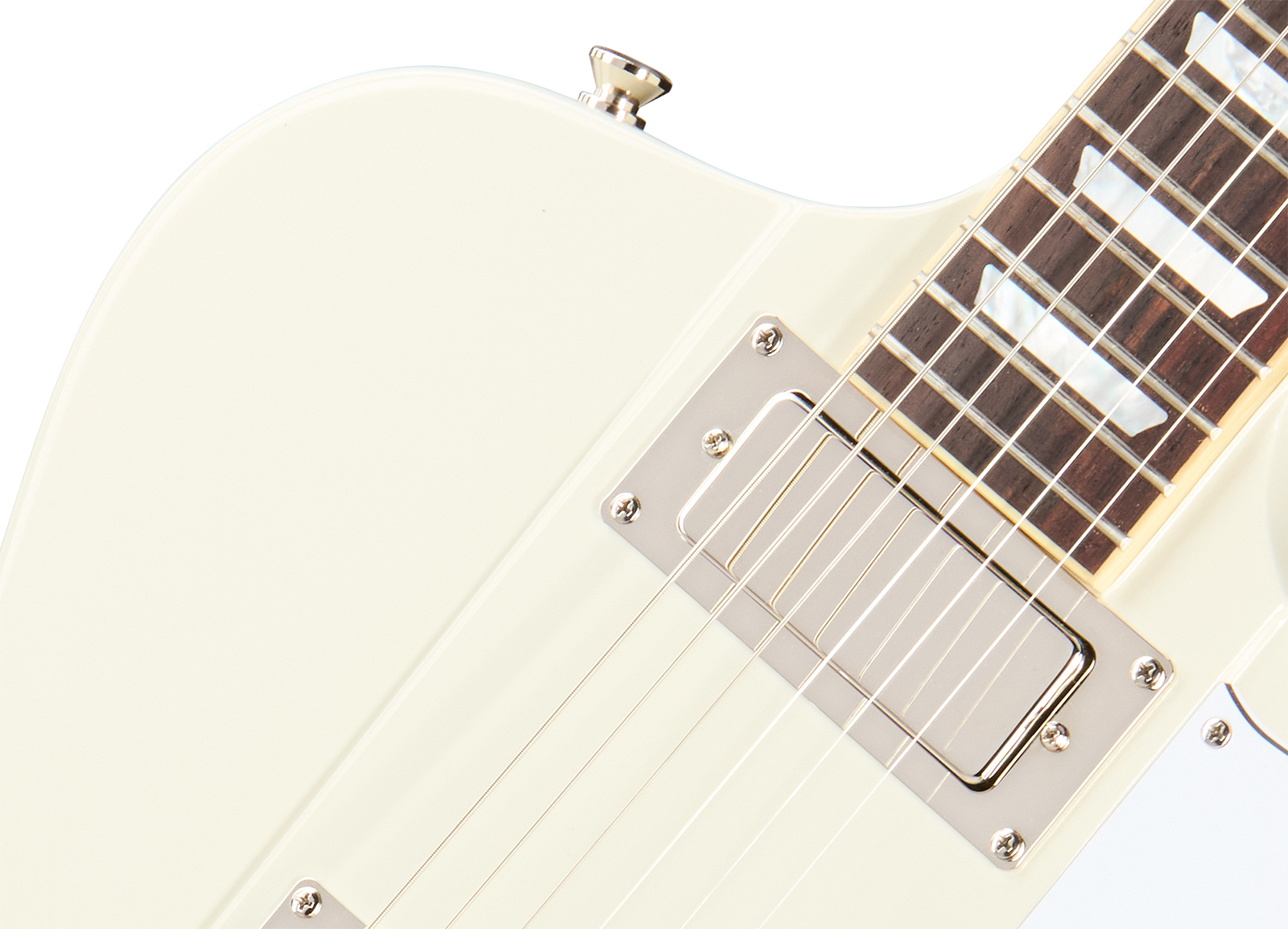 Epiphone Firebird V 1963 Maestro Vibrola Reissue Ins.by.g.c 2mh Gibson Trem Rw - Polaris White - Guitarra electrica retro rock - Variation 3