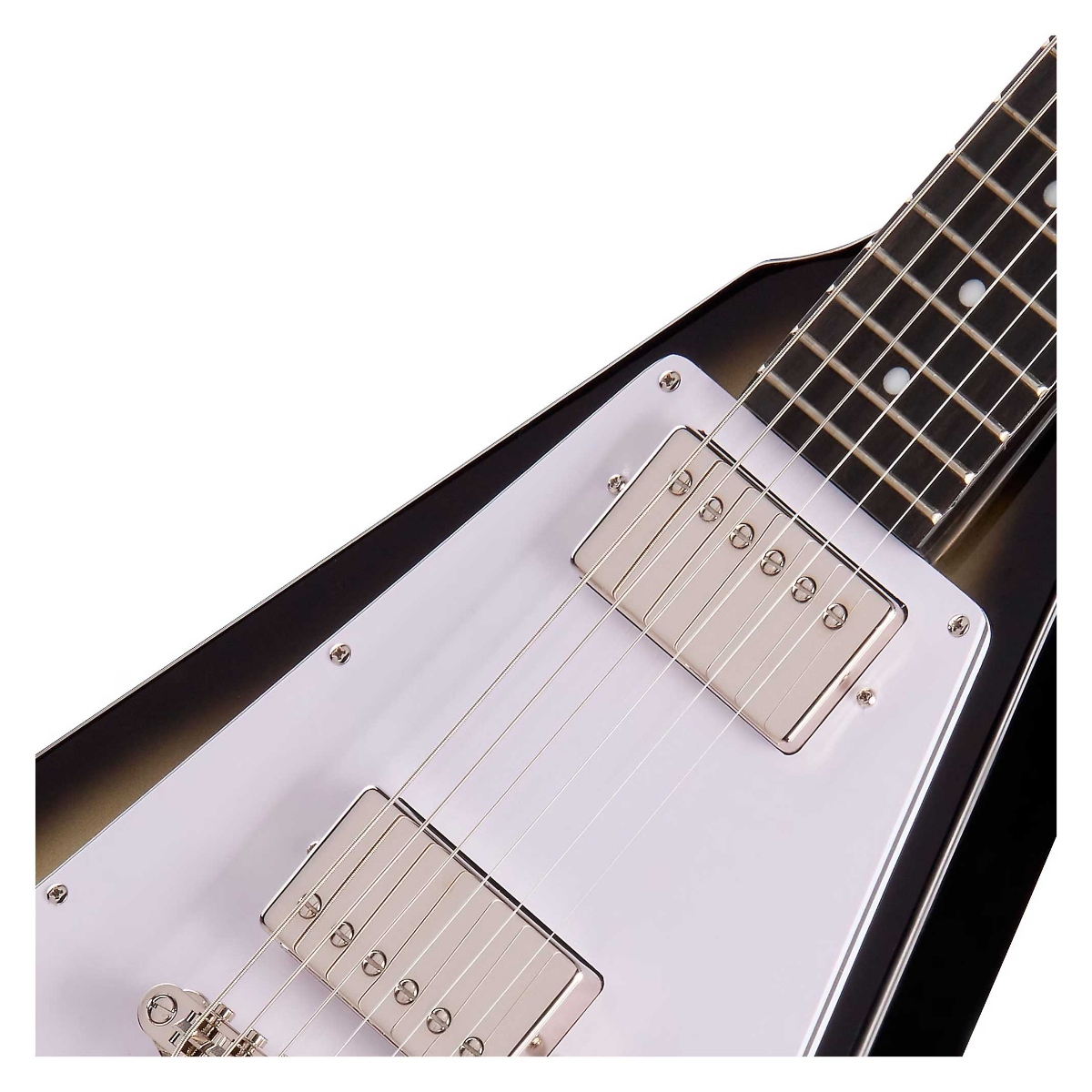 Epiphone Flying V 2h Ht Eb - Silverburst - Guitarra electrica metalica - Variation 3