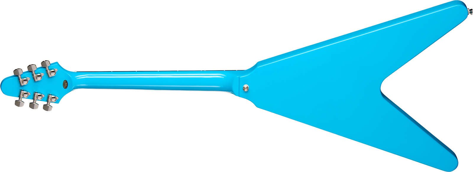 Epiphone Flying V 70 Ibg  2h Ht Eb - Maui Blue - Guitarra electrica metalica - Variation 1