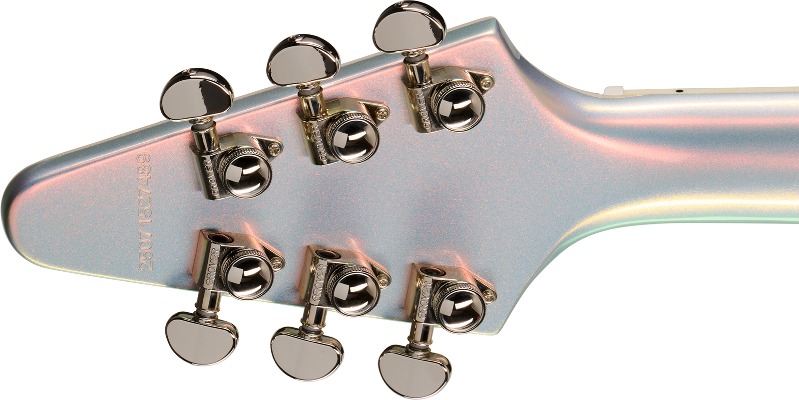 Epiphone Flying V Custom Futura Ibg 2h Ht Eb - Quicksilver Shift - Guitarra electrica metalica - Variation 5