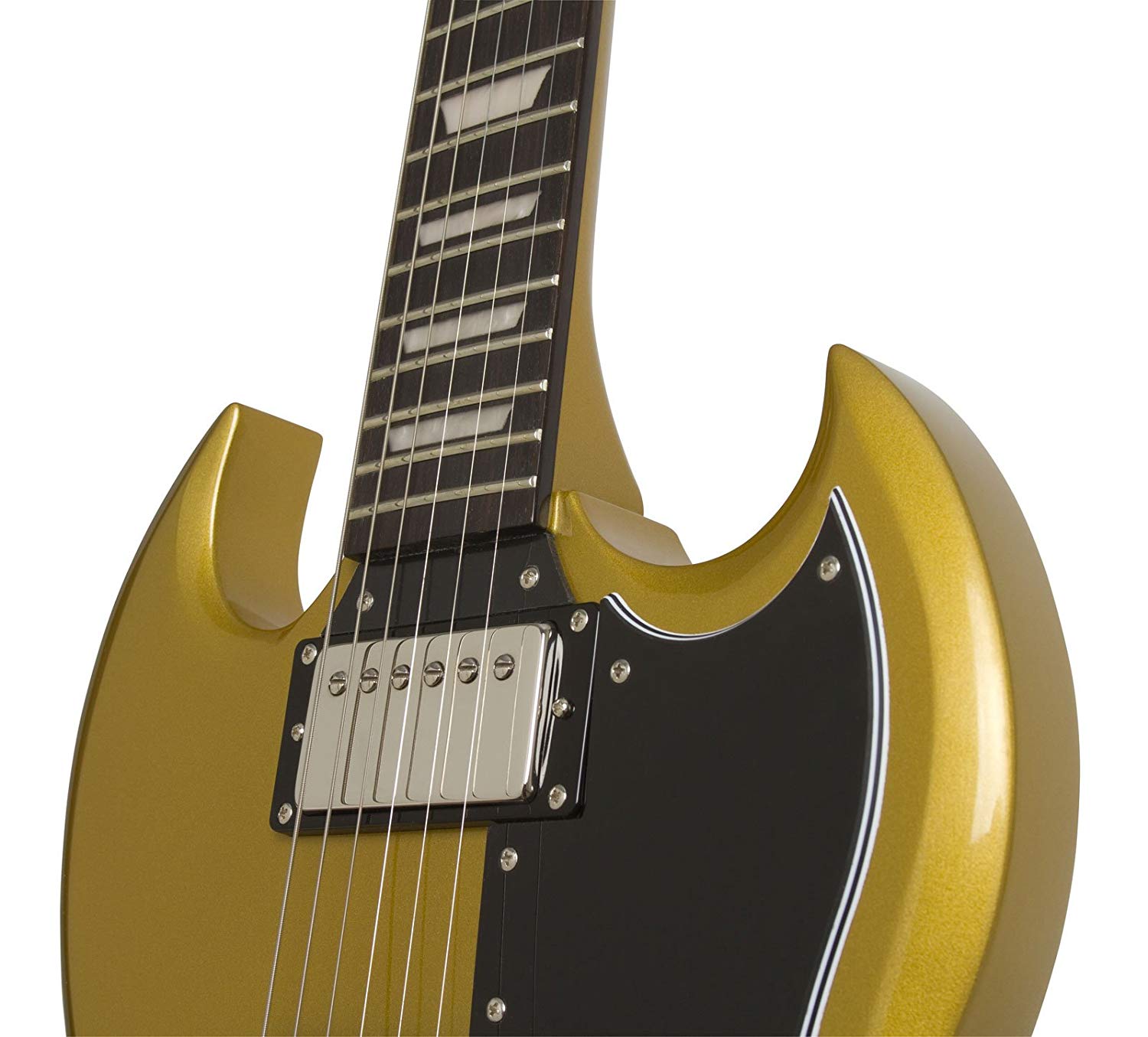 Epiphone G-400 Pro 1961 Ltd 2018 Hh Ht Pf - Metallic Gold - Guitarra eléctrica de doble corte - Variation 2