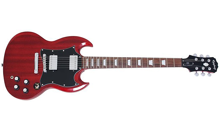 Epiphone G-400 Pro 1966 Ltd Ch - Cherry - Guitarra eléctrica de doble corte - Variation 1