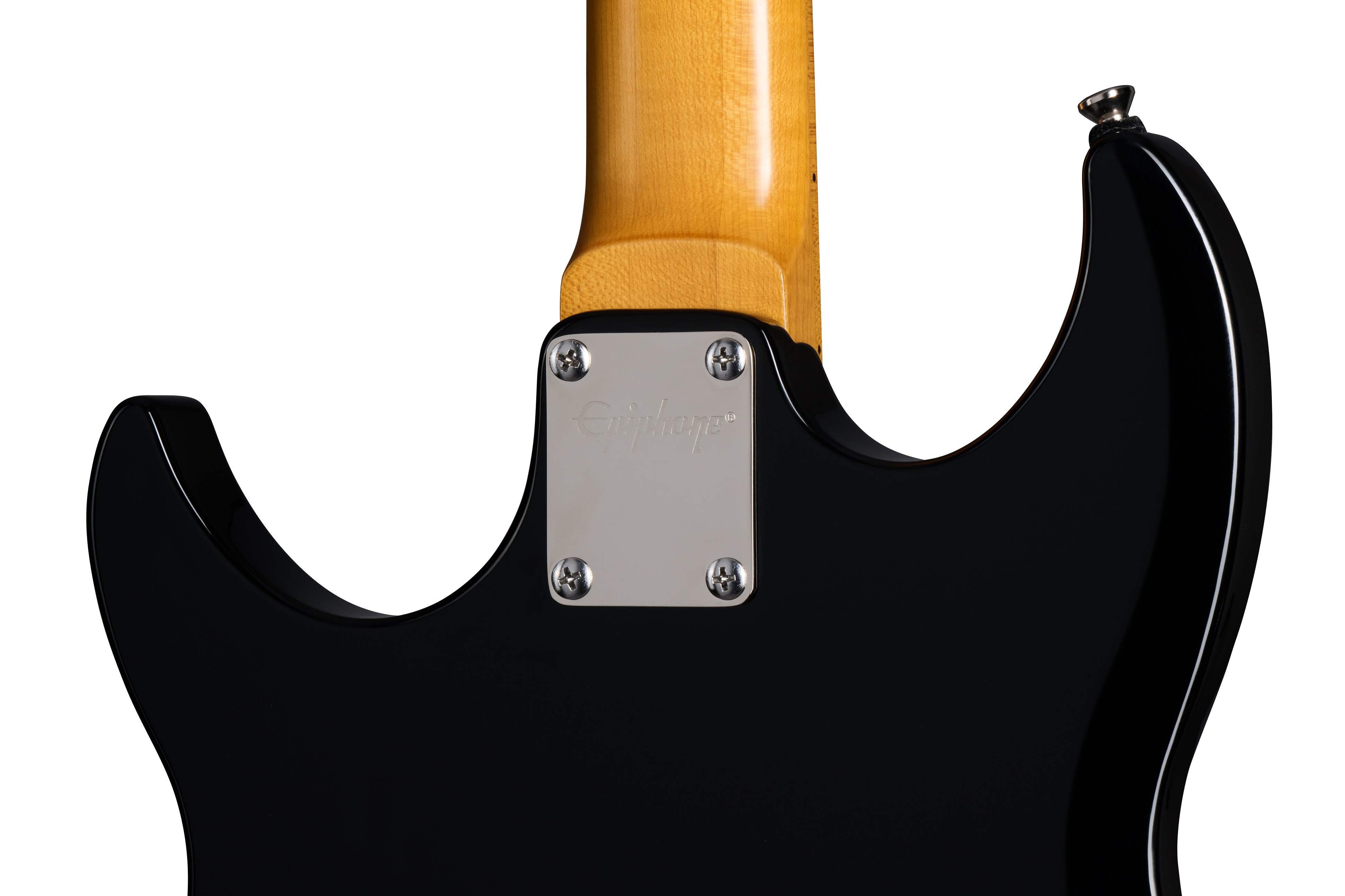 Epiphone Grabber Bass Humbucker Mn - Ebony - Bajo eléctrico de cuerpo sólido - Variation 4