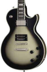 Guitarra eléctrica de corte único. Epiphone Adam Jones 1979 Les Paul Custom - Antique silverburst