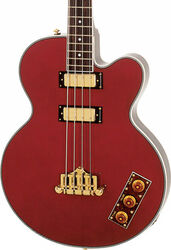 Bajo eléctrico semi caja Epiphone Allen Woody Rumblekat Bass - Wine red