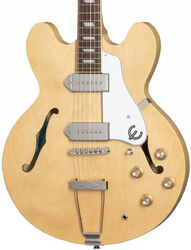 Guitarra eléctrica semi caja Epiphone Archtop Casino - Natural