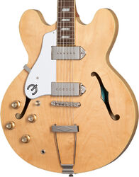 Guitarra eléctrica semi caja Epiphone Original Casino LH - natural