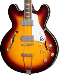 Guitarra eléctrica semi caja Epiphone Original Casino - vintage sunburst