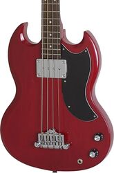 Bajo eléctrico de cuerpo sólido Epiphone EB-0 Bass - Cherry