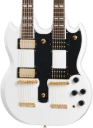 Guitarra eléctrica de doble mástil Epiphone IBG EDS-1275 Doubleneck 6/12-String - Alpine white
