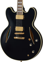 Guitarra eléctrica semi caja Epiphone Emily Wolfe Sheraton Stealth - Black aged