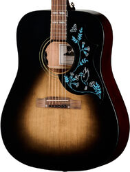 Guitarra folk Epiphone Eric Church Hummingbird Dark - Cobra burst