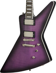 Guitarra electrica retro rock Epiphone Modern Prophecy Extura - Purple tiger aged