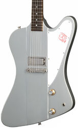 Guitarra electrica retro rock Epiphone 1963 Firebird I - Silver mist