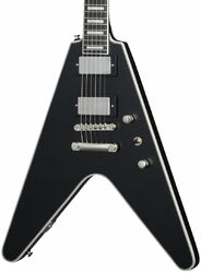 Guitarra electrica retro rock Epiphone Inspired By Gibson Modern Prophecy Flying V - Aged jet black metallic