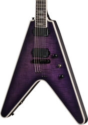 Guitarra electrica metalica Epiphone Modern Flying V Prophecy - Orchid Bloom Satin