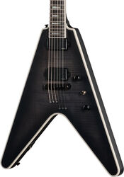 Guitarra electrica metalica Epiphone Modern Flying V Prophecy - Obsidian Storm Satin