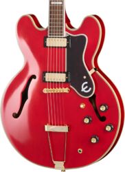 Guitarra eléctrica semi caja Epiphone Masterbilt Gem Archer Sheraton - Cherry red
