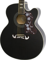 Guitarra folk Epiphone J-200EC - Ebony