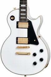 Guitarra eléctrica de corte único. Epiphone Inspired By Gibson Les Paul Custom - Alpine white
