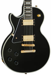 Guitarra electrica para zurdos Epiphone Les Paul Custom LH - Ebony