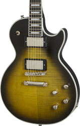 Guitarra eléctrica de corte único. Epiphone Modern Prophecy Les Paul - Olive tiger aged