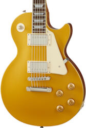 Guitarra eléctrica de corte único. Epiphone Les Paul Standard 50s - Metallic gold