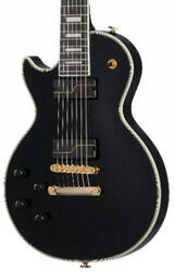 Guitarra electrica para zurdos Epiphone Matt Heafy Les Paul Custom Origins 7-String LH - Ebony