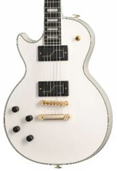 Guitarra electrica para zurdos Epiphone Matt Heafy Les Paul Custom Origins LH - Bone white