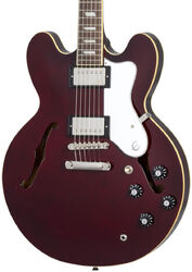 Guitarra eléctrica semi caja Epiphone Noel Gallagher Riviera - Dark wine red