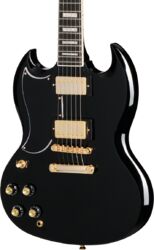 Guitarra eléctrica de doble corte Epiphone Modern SG Custom LH - Ebony