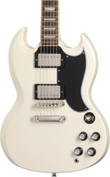Guitarra eléctrica de doble corte Epiphone 1961 Les Paul SG Standard - Aged classic white